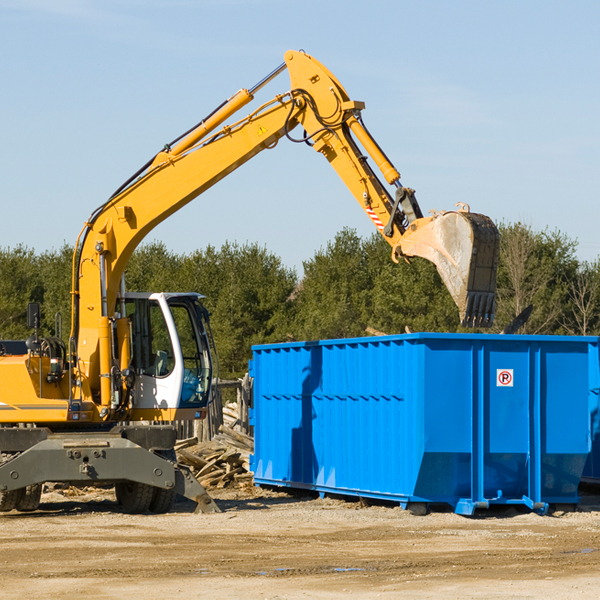 are there any restrictions on where a residential dumpster can be placed in Erie Michigan